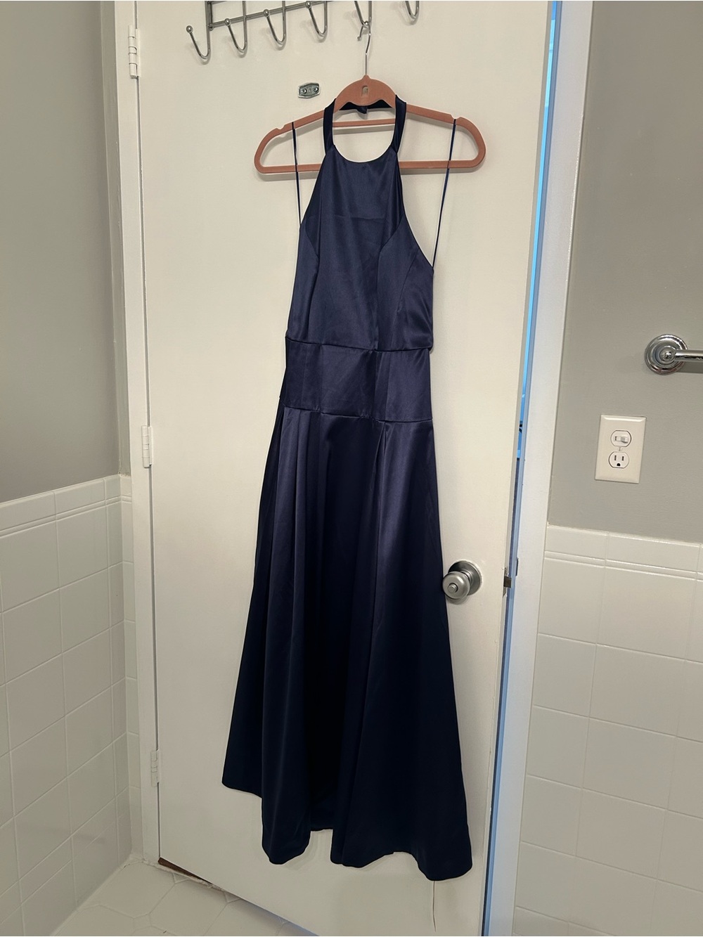 Reformation Lilyann Satin Halter Gown - Picture 3 of 6